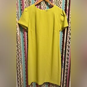 Banana Republic Vibrant Yellow Midi Dress